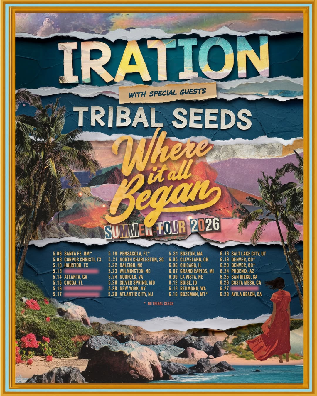 Iration Where It All Began Tour Poster 2026
